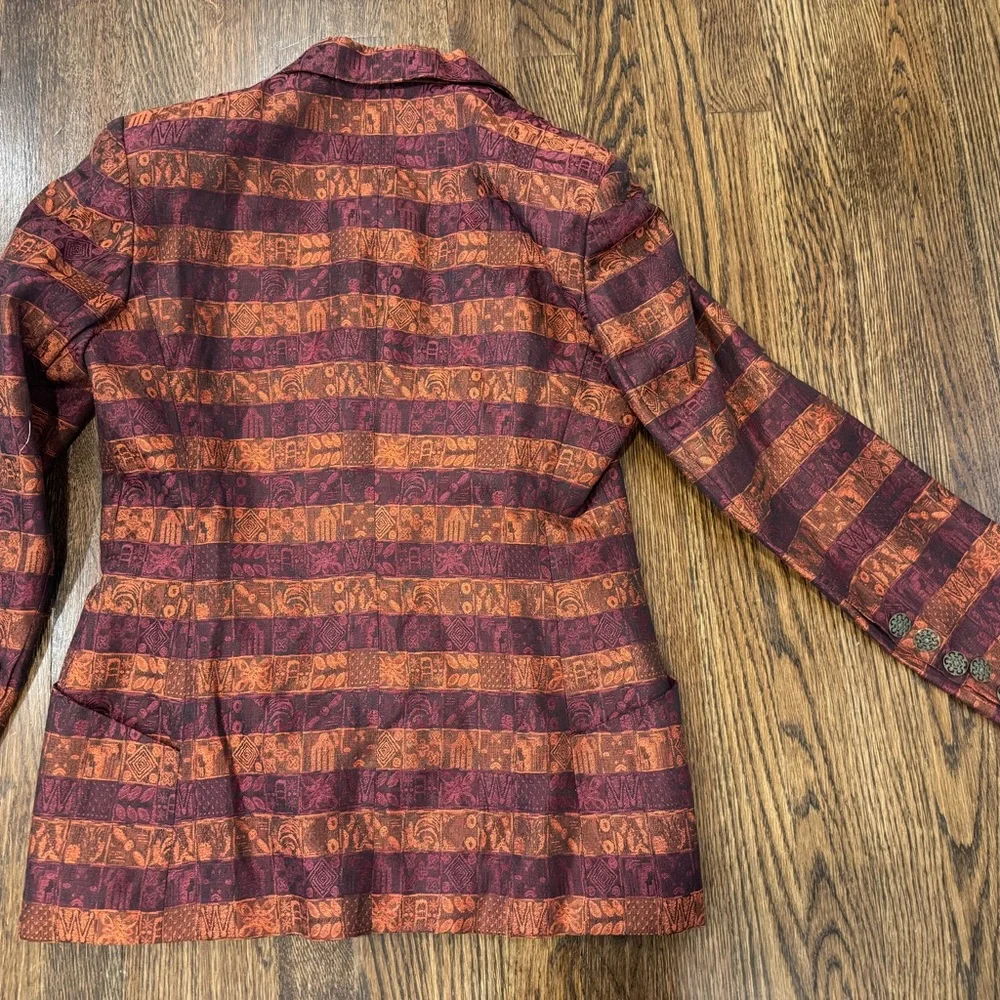 CHRISTIAN DIOR Vintage Blazer V- neck Jacket size 8